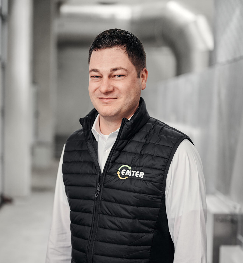 Portrait von Prokurist Stefan Emter.